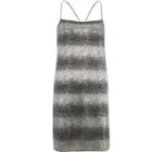 River Island Womens Metallic Animal Print Slip Dress