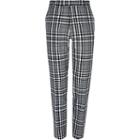 River Island Mens Big And Tall Plaid Smart Pants