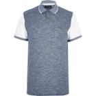 River Island Mens Texture Front Polo Shirt