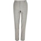 River Island Mens Stripe Wool-blend Skinny Suit Pants
