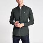 River Island Mens Long Sleeve Slim Fit Oxford Shirt