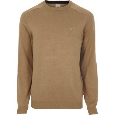 River Island Mens Slim Fit Crew Neck Sweater