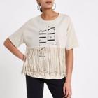 River Island Womens 'entirely' Tassel Boxy T-shirt