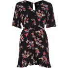 River Island Womens Floral Print Tea Dress Style Playsuit