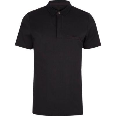 River Island Mens Slim Fit Short Sleeve Polo Shirt