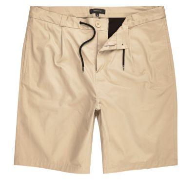River Island Mens Smart Drawstring Bermuda Shorts