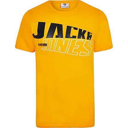 Mens Jack And Jones Logo Print T-shirt