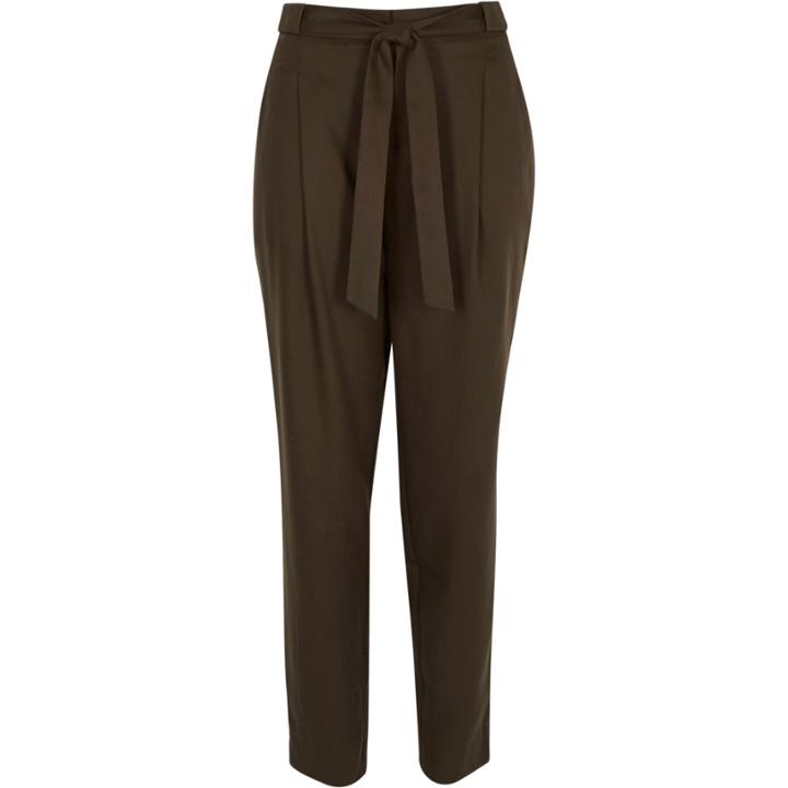River Island Womens Tie Waist Tailored Pants