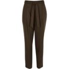 River Island Womens Tie Waist Tailored Pants