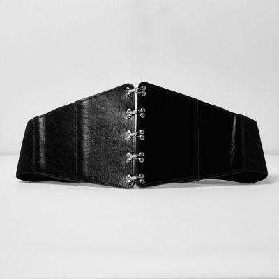 River Island Womens Hook And Eye Corset Waist Belt