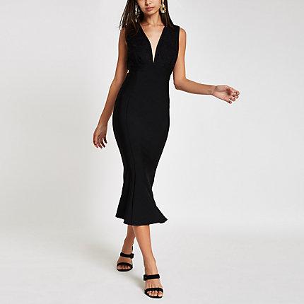 River Island Womens Forever Unique Bodycon Midi Dress