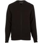 River Island Mensblack Textured Ribbed Bomber Jacket