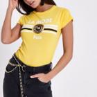 River Island Womens 'la Mode' Print Fitted T-shirt