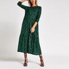 River Island Womens Printed Long Sleeve Smock Dress