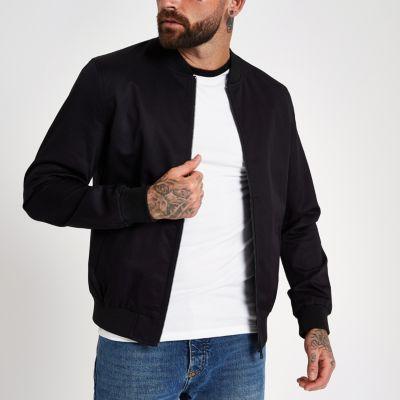 River Island Mens Zip-up Bomber Jacket