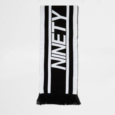 River Island Mens Knit 'ninety' Football Scarf
