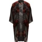 River Island Womens Plus Sheer Floral Duster Coat