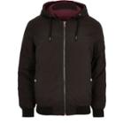 River Island Mens Jack & Jones Hooded Bomber Jacket