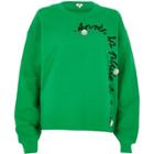 River Island Womens 'apres La' Brooch Sweatshirt