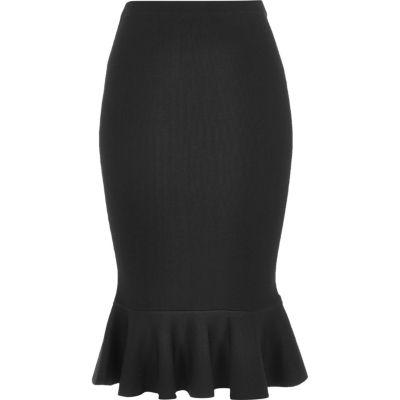 River Island Womens Flute Hem Pencil Skirt