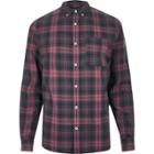 River Island Mens Check Long Sleeve Shirt