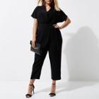 River Island Womens Plus Tuxedo Jumpsuit