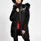 River Island Womens Blocked Quilted Puffer Jacket