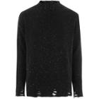 River Island Mens Flecked Knit High Neck Jumper