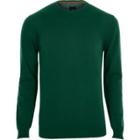 River Island Mens Cashmere Blend Crew Neck Sweater