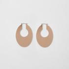 River Island Womens Gold Tone Oval Hoop Earrings