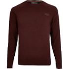 River Island Mens Superdry Long Sleeve Knitted Jumper