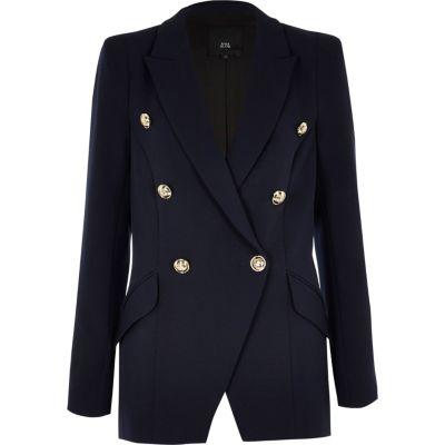River Island Womens Double Breasted Tux Jacket