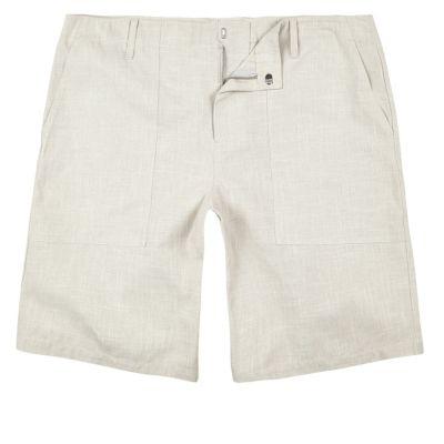 River Island Mens Smart Textured Chino Shorts