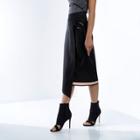 River Island Womens Ri Studio Wrap Jersey Midi Skirt