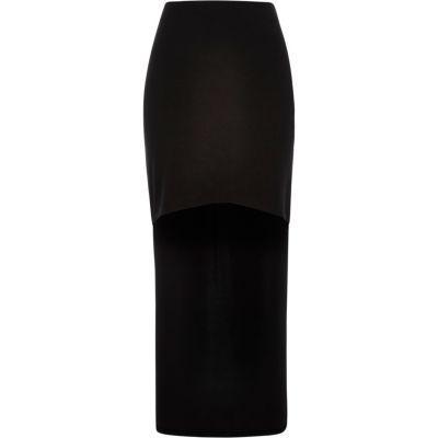 River Island Womens Jersey High-low Maxi Skirt