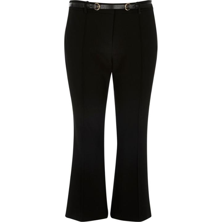River Island Womens Cropped Kick Flare Pants