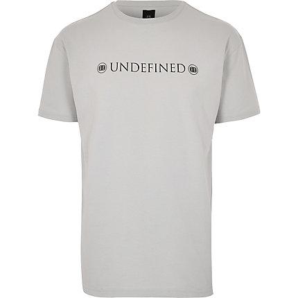 River Island Mens Back Print Slim Fit T-shirt