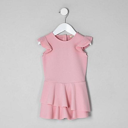 River Island Mini Girls Skort Frill Romper