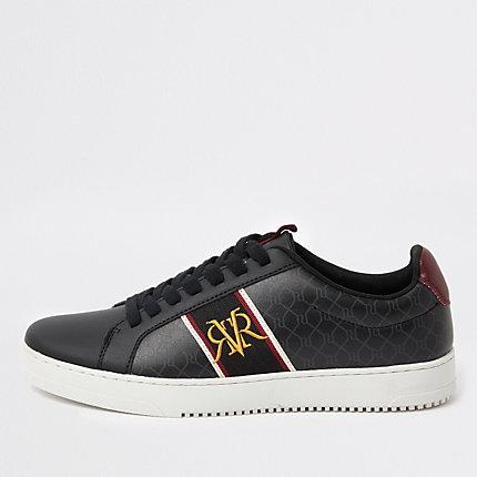 River Island Mens Ri Monogram Trainers