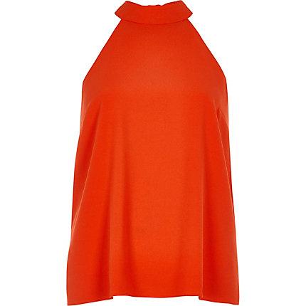 River Island Womens Petite Halter Neck Sleeveless Top
