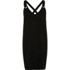 River Island Womens Eyelet Cross Back Cami Slip Dress