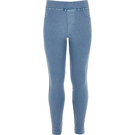 River Island Girls Denim Leggings