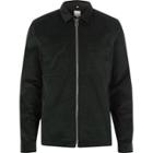 River Island Mens Corduroy Zip-up Shirt