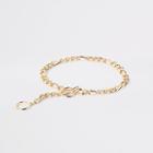 River Island Womens Gold Color T-bar Chain Anklet