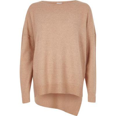 River Island Womens Asymmetric Hem Jumper