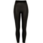 River Island Womens Faux Leather Coated Front Leggings