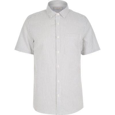 River Island Mens Stripe Short Sleeve Shirt