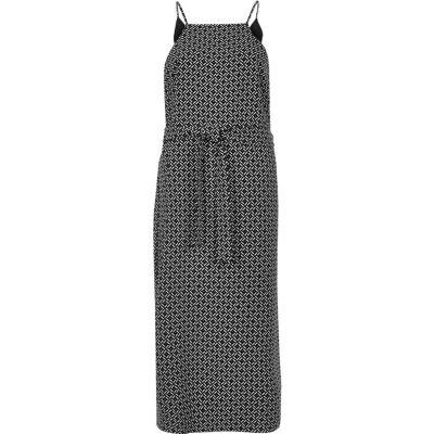 River Island Womens Geometric Print Cami Slip Dresss