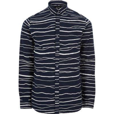 River Island Mens Only And Sons Stripe Long Sleeve Shirt