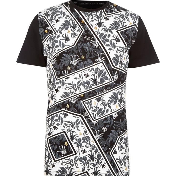 River Island Mensblack 26 Million All Over Print T-shirt